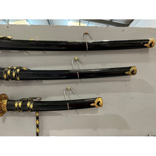 338 - 3 Samurai swords