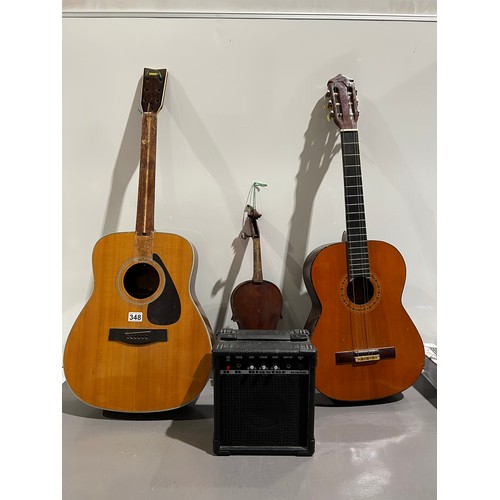 348 - 2 Guitars + 1 violin + amp A/F