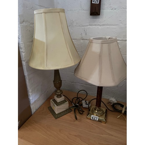 427 - 2 Table lamps