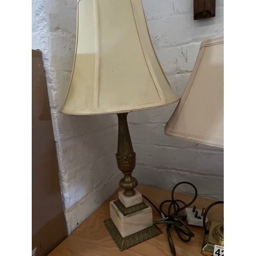 427 - 2 Table lamps