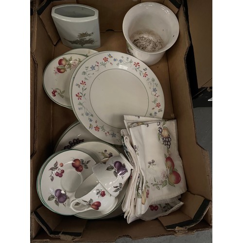 430 - 2 Boxes pottery