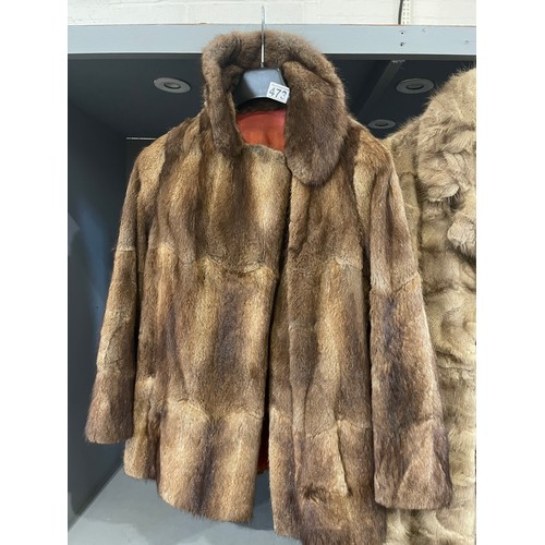 473 - 2 Fur coats from theatrical company