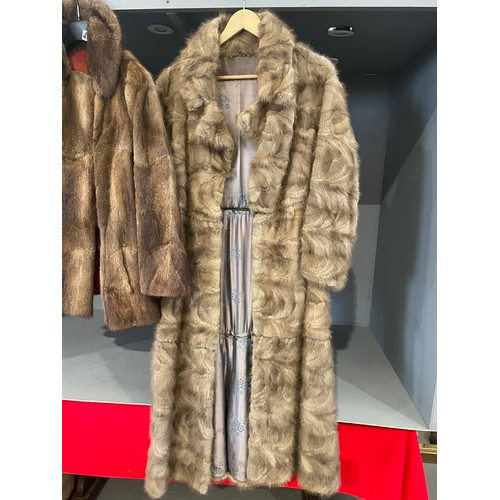 473 - 2 Fur coats from theatrical company