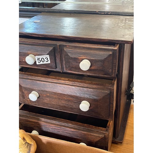 503 - Small chest of drawers