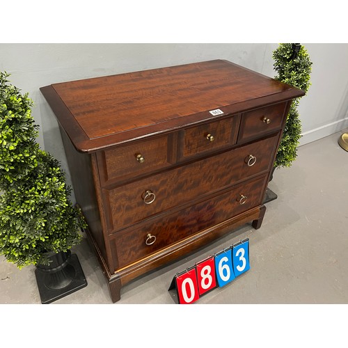 863 - Stagg minstrel chest of drawers