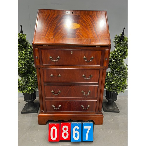 867 - inlaid writing bureau