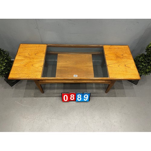 889 - G-plan long john coffee table