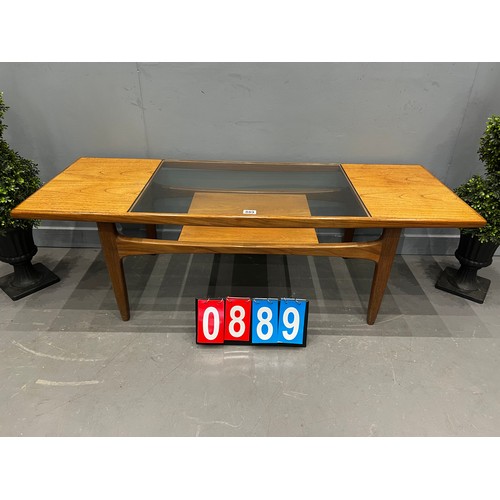 889 - G-plan long john coffee table