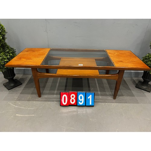 891 - G-plan long john coffee table