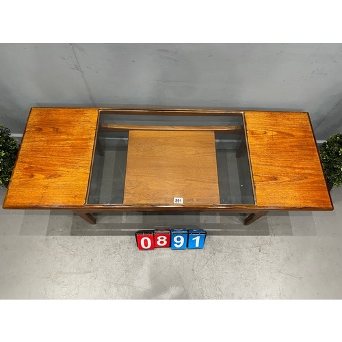 891 - G-plan long john coffee table