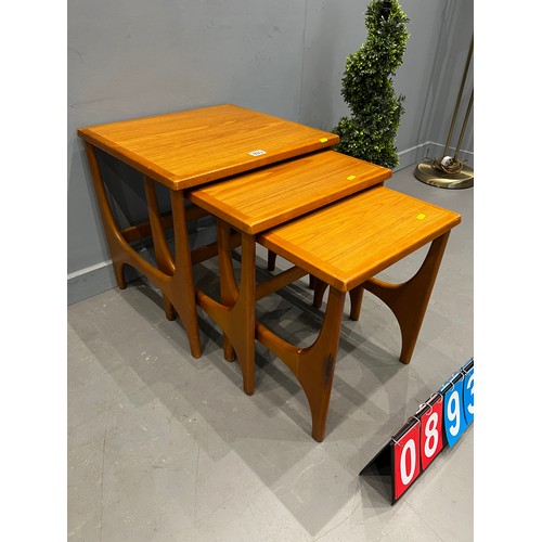 893 - Nest of mid century tables danish?