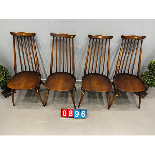 896 - 4x Goldsmith ercol chairs