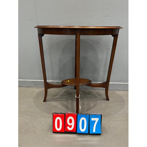 907 - Edwardian inlaid occasional side table