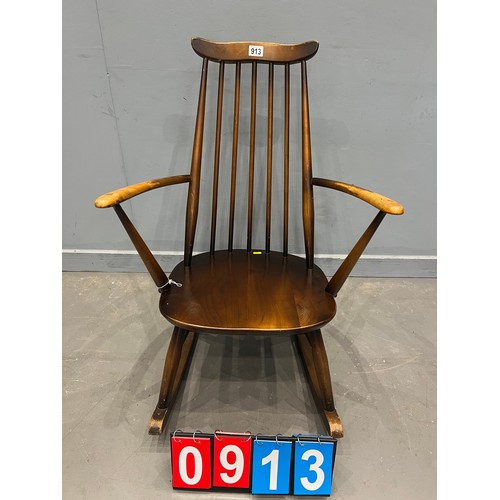 913 - Ercol goldsmith rocking chair