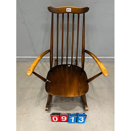 913 - Ercol goldsmith rocking chair