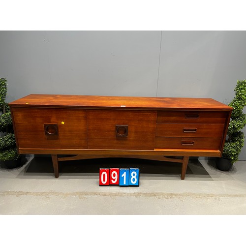 918 - Mid century sliding door sideboard