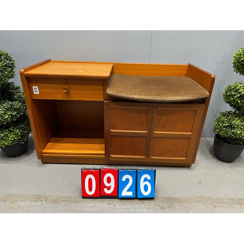 926 - Nathan teak telephone seat