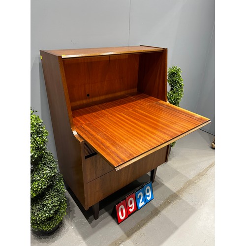 929 - Elliot's of Newbury mid century teak bureau