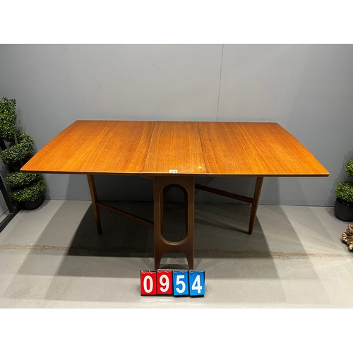 954 - Mid century drop leaf table