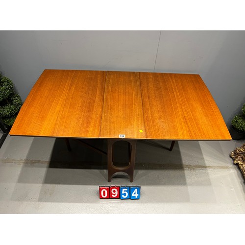 954 - Mid century drop leaf table