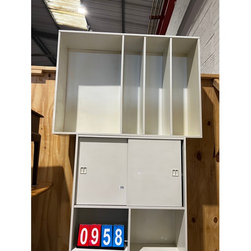 958 - Danish wall units/bookcase x3