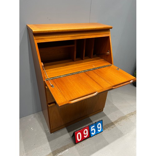 959 - Mid century drop leaf bureau