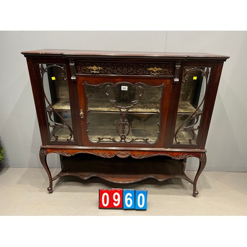 960 - Victorian style French Empire display cabinet