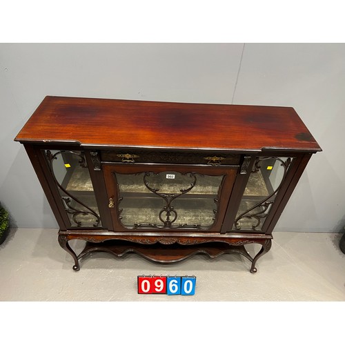 960 - Victorian style French Empire display cabinet