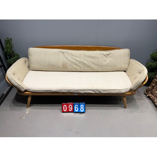 968 - Blonde ercol day bed clean