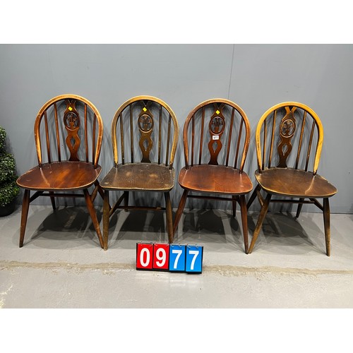 977 - 4 Ercol chairs