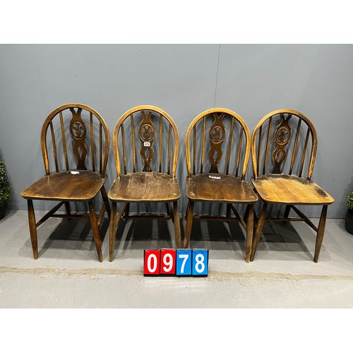 978 - 4 Ercol chairs