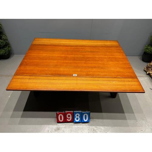 980 - Mid century extending coffee table