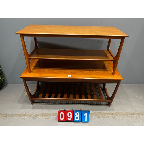 981 - 2 Mid century coffee tables