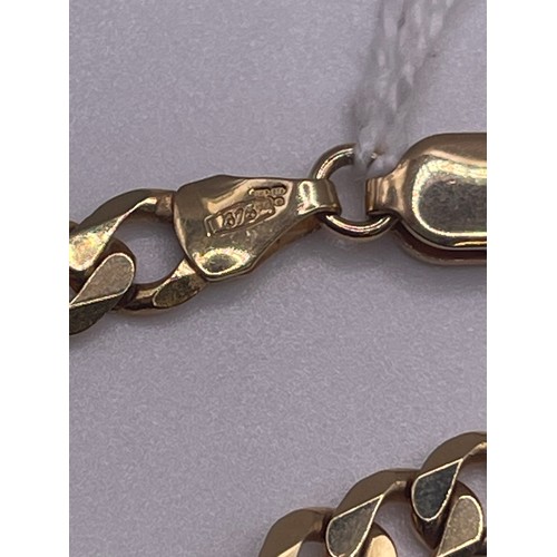 579 - 9ct Gold wrist chain 8.25