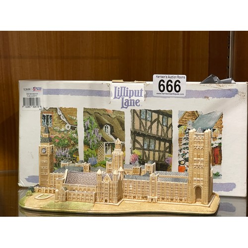 666 - Lilliput lane houses parliament boxed