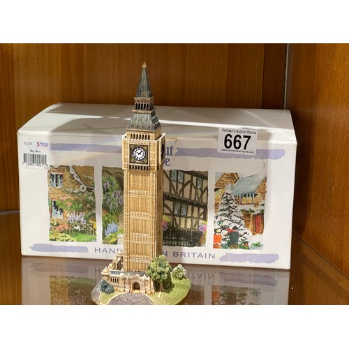 667 - Lilliput lane big ben boxed