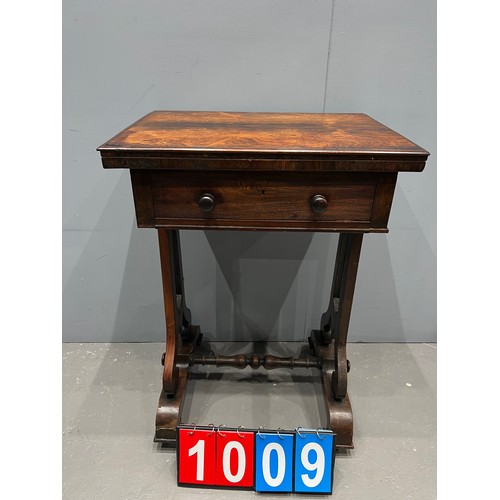 1009 - Victorian rosewood work table