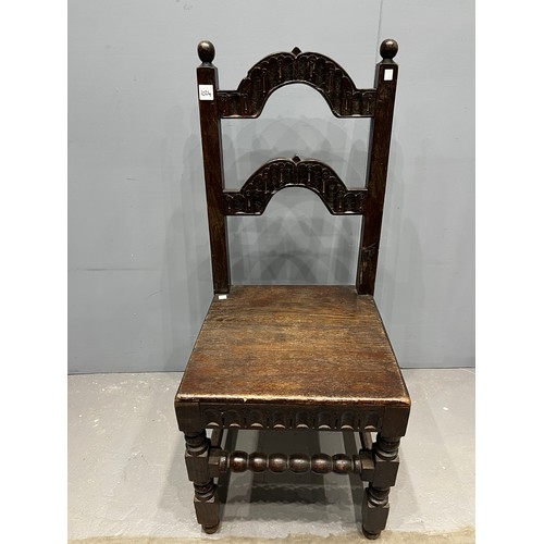 1024 - Oak country farmhouse chair