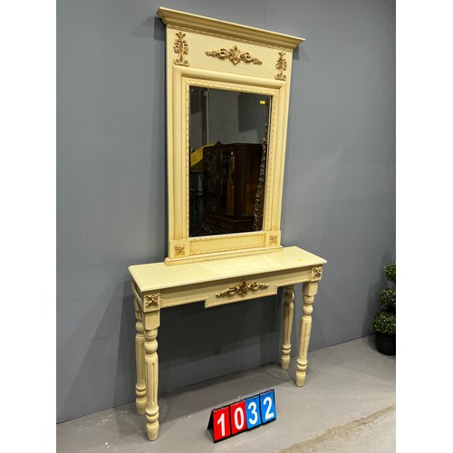 1032 - Console table + mirror