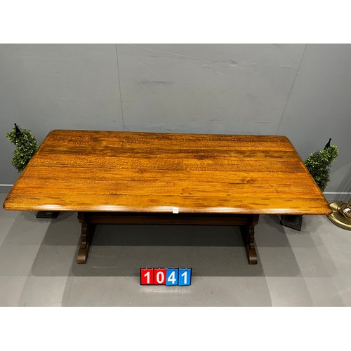 1041 - Antique oak refectory table