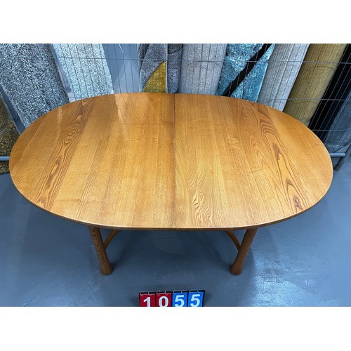 1055 - Ercol blonde saville table extending + leaf