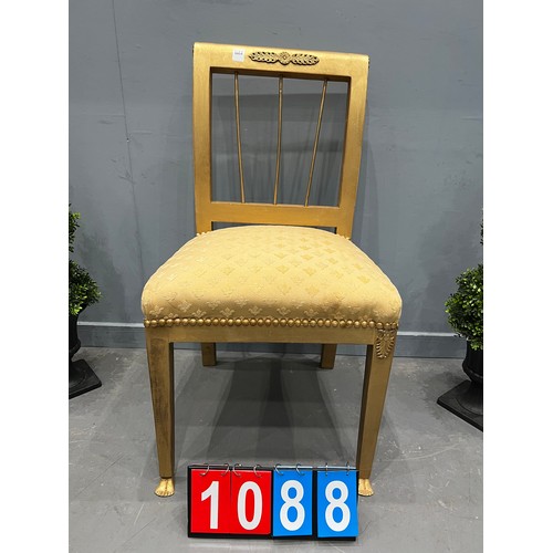 1088 - French gilt chair