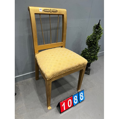 1088 - French gilt chair