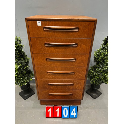 1104 - G-plan fresco tall boy/chest