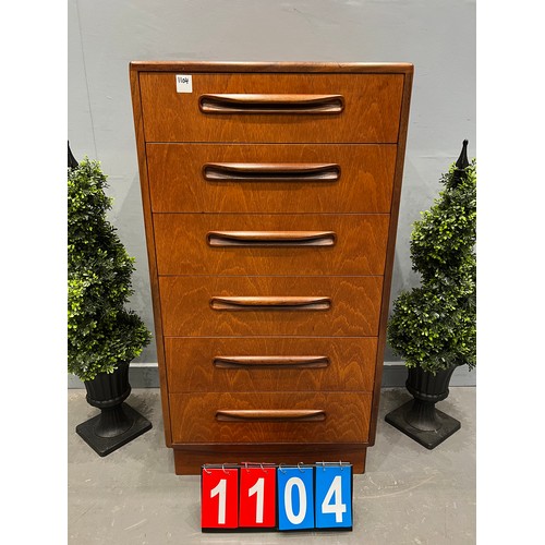 1104 - G-plan fresco tall boy/chest