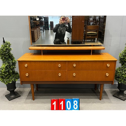 1108 - Mid century teak dressing table