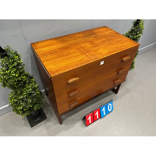 1110 - G-plan quadrille tall boy chest of drawers