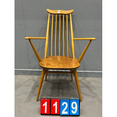 1129 - Ercol goldsmith blonde carver chair