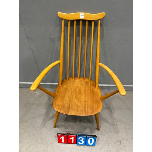 1130 - Ercol goldsmith blonde carver chair