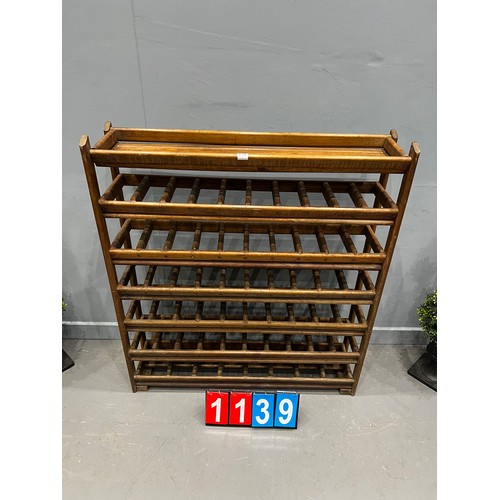 1139 - Vintage French wine rack